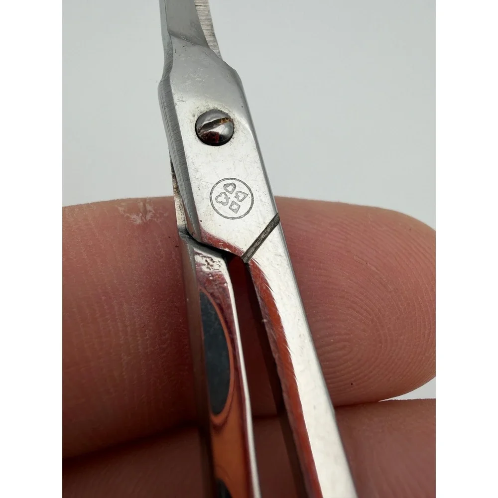 Mundial Scissors Set 3pc 171 Straight 705 Curved Embroidery Nail Cuticle Silver